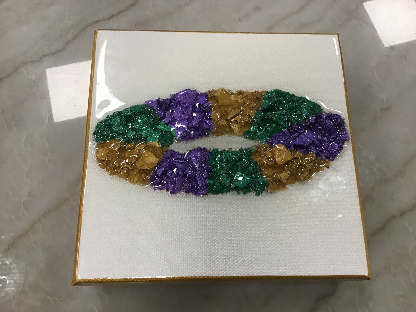 JPNA 6x6 King Cake Crushed Oyster