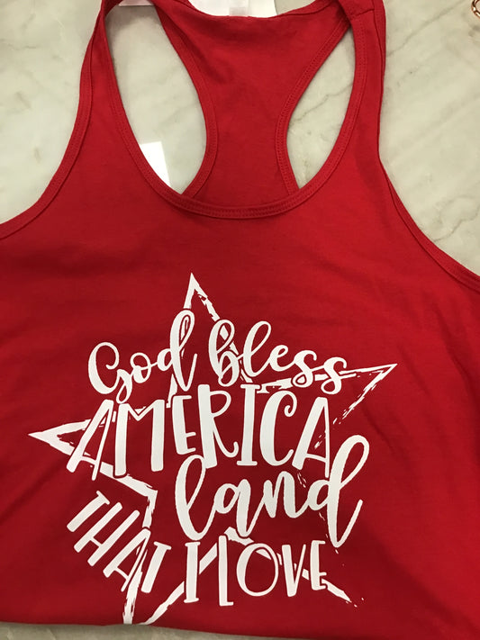 BBS God Bless Red Tank