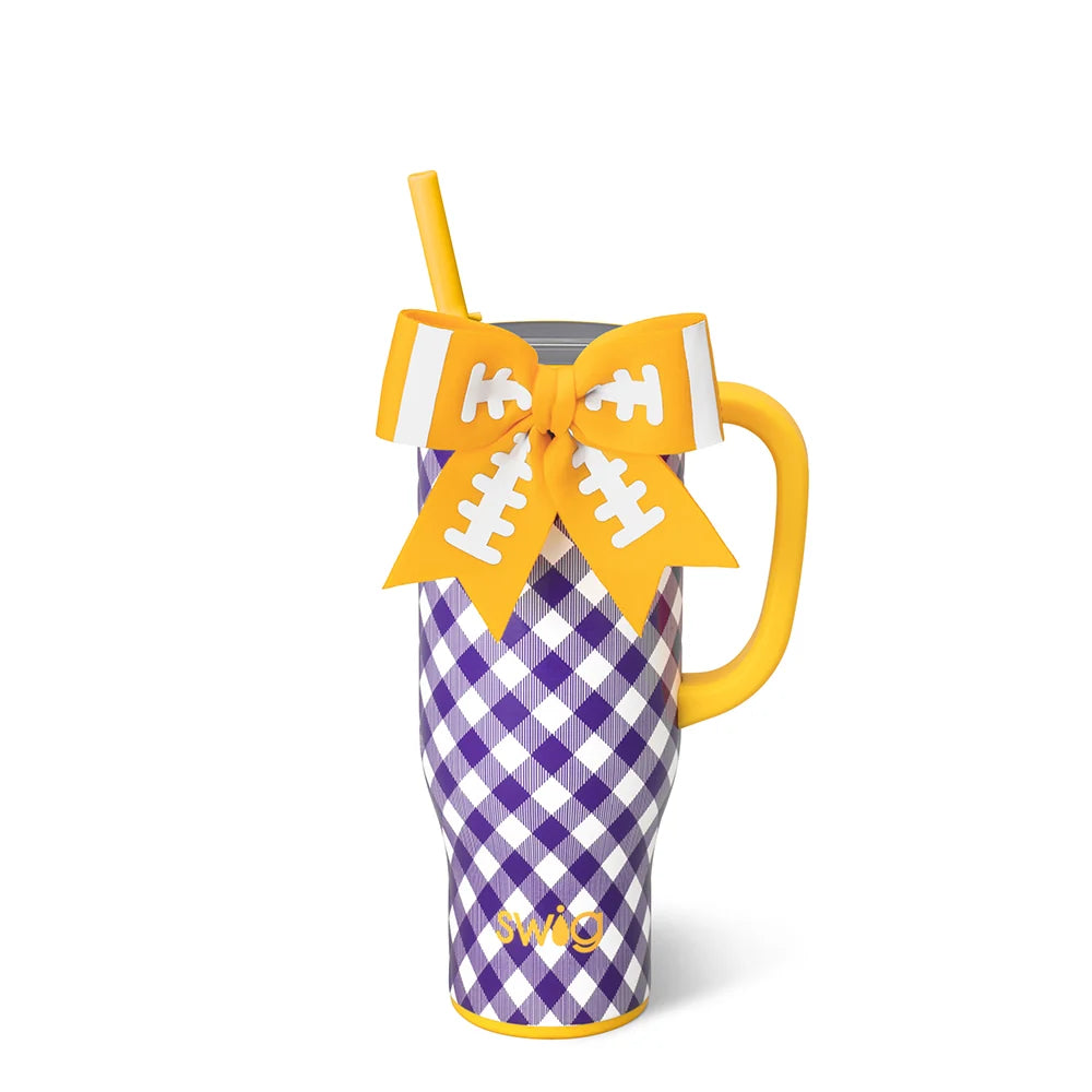 Gameday Gingham Mega Mug (40oz)-SWIG