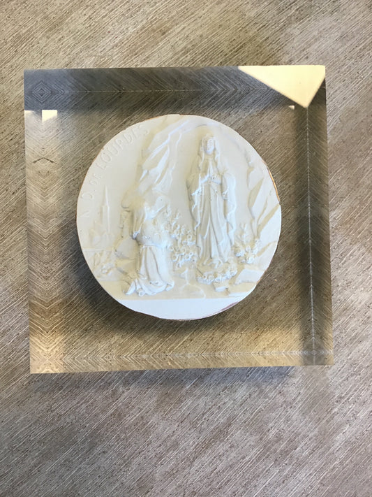 ED Our Lady of Lourdes 3x3 Acrylic