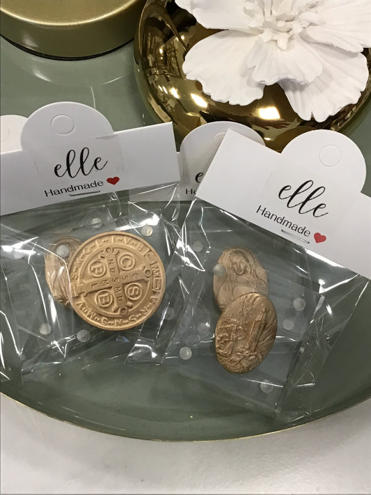 ED Mini Magnet-Fatima, Mary, St Benedict Metal