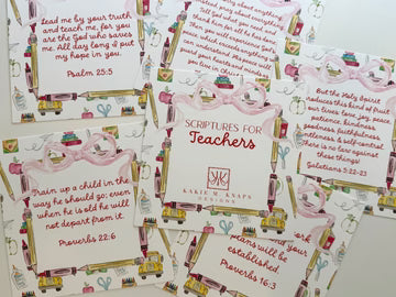 KMK Scripture Cards-Teachers + Acrylic Stand
