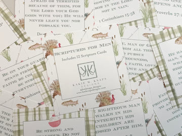 KMK Scripture Cards-Men + Acrylic Stand