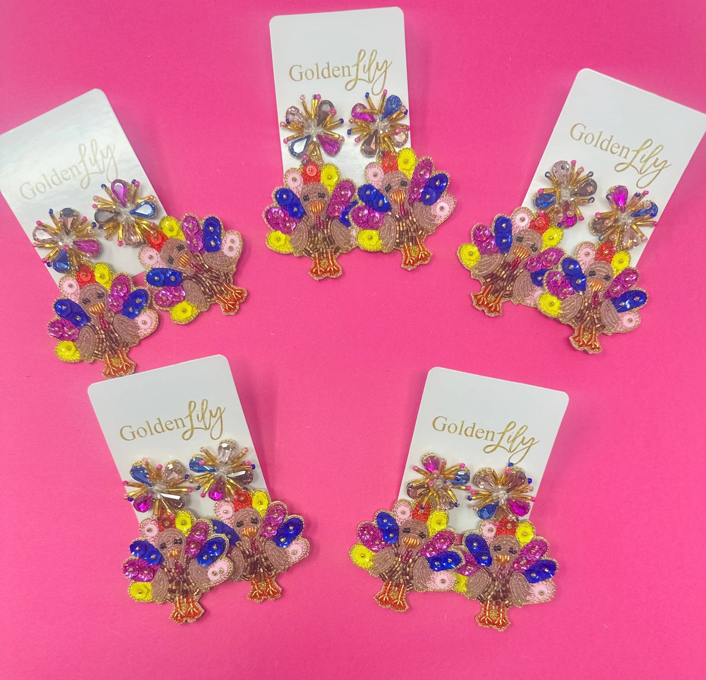 Turkey Earrings - Colorful