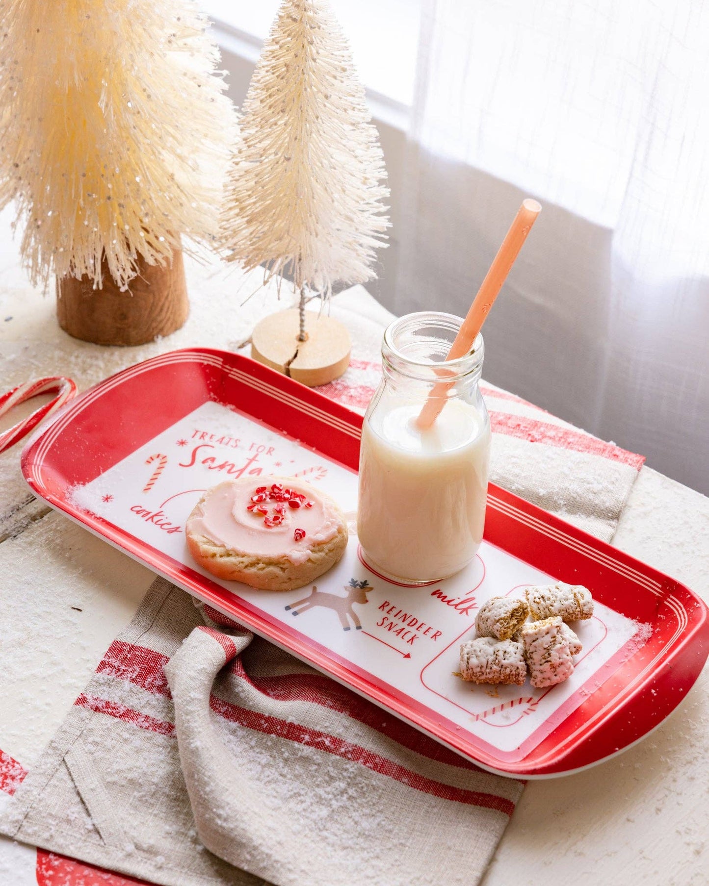 BEC1030 - Believe Santa Cookie Mini Melamine Tray