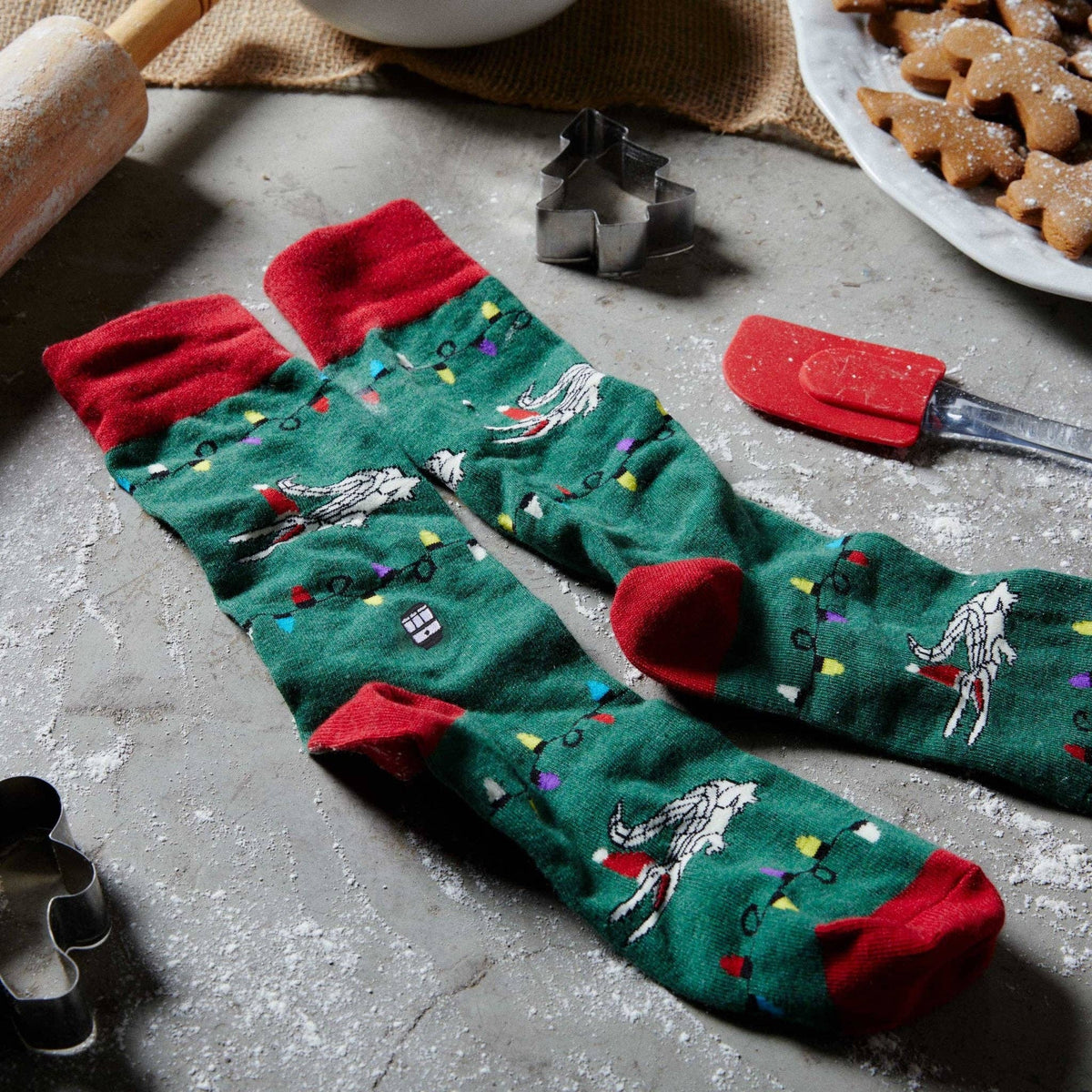 Christmas Gator Socks