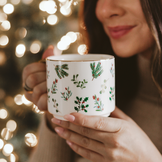 *NEW* Holiday Greenery Coffee Mug - Christmas Decor