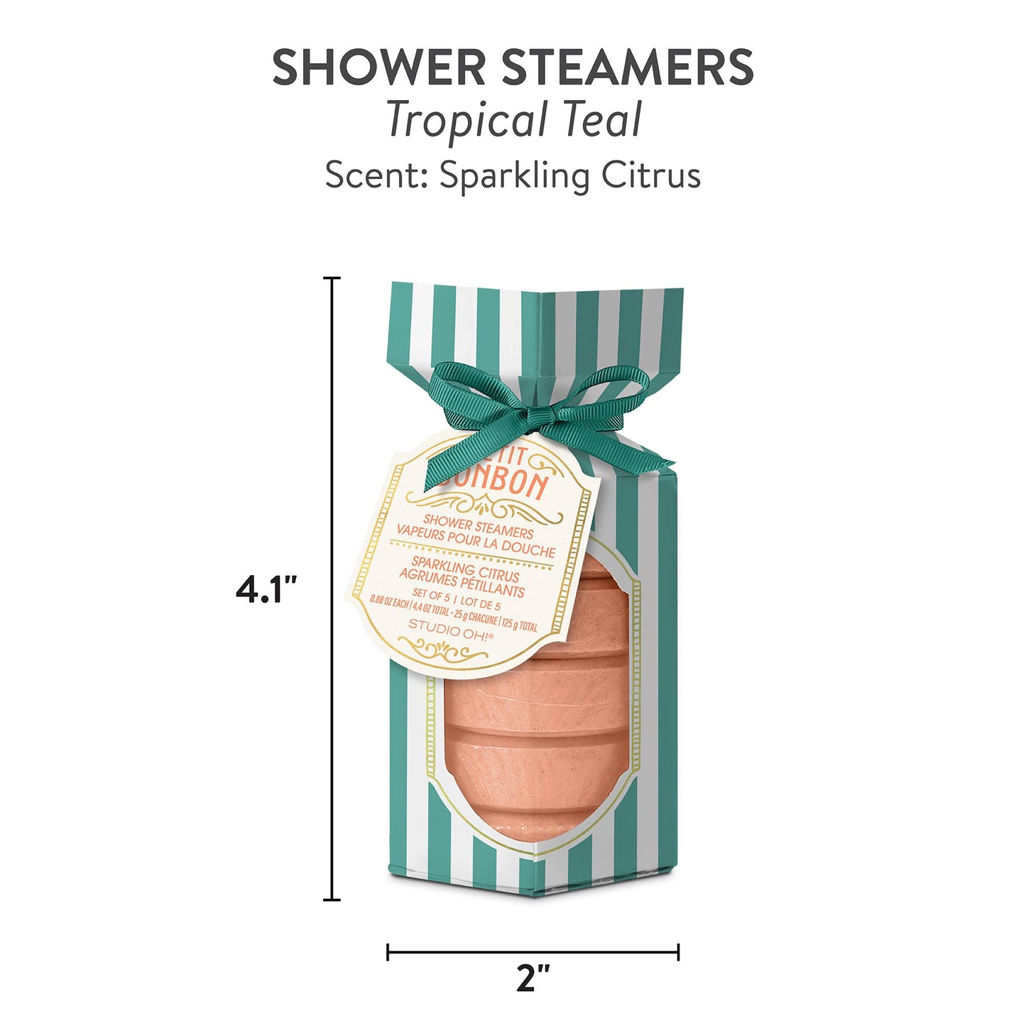 Petit Bonbon Tropical Teal Shower Steamers