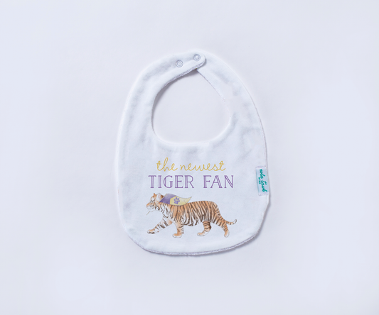 The Newest Tiger Fan Organic Cotton Baby Bib