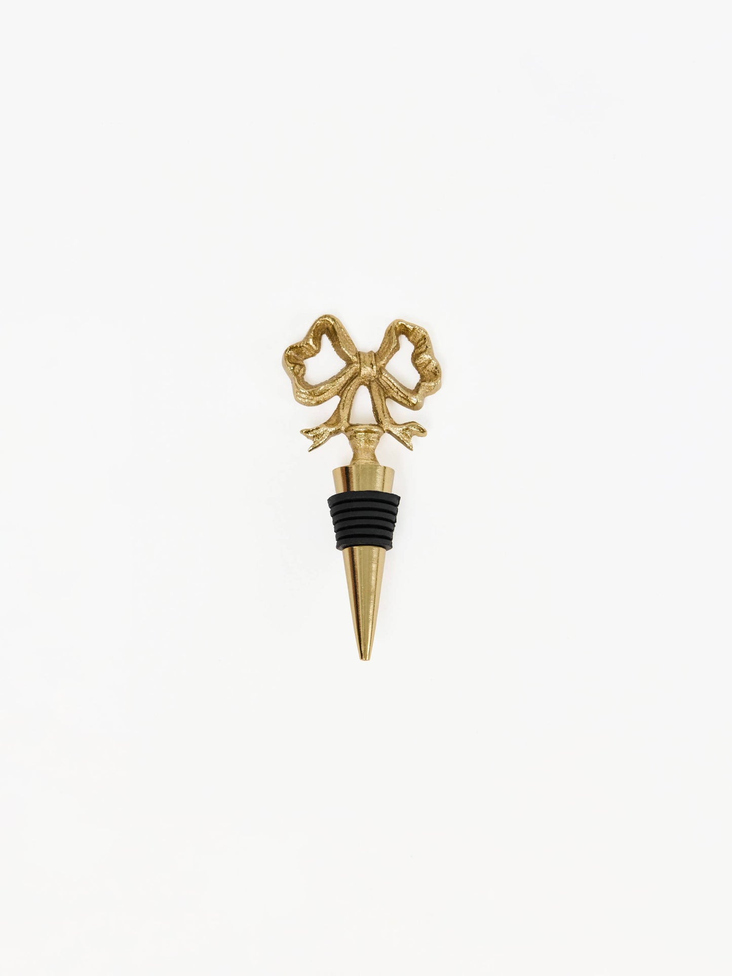 Wine Stopper | Gold Bow