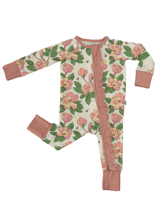 Magnolias - Zip Convertible Pajamas : 18-24 months