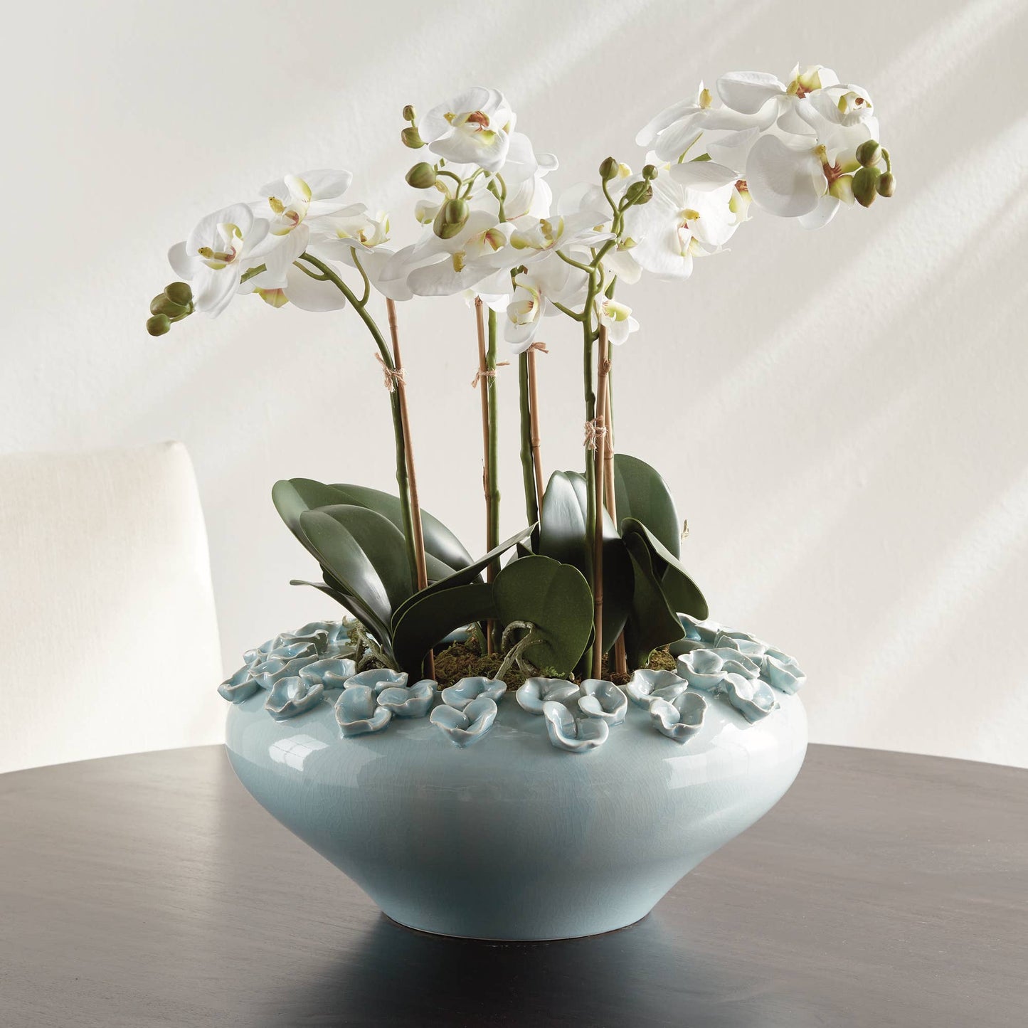 Petite Fleur Decorative Bowl, Blue