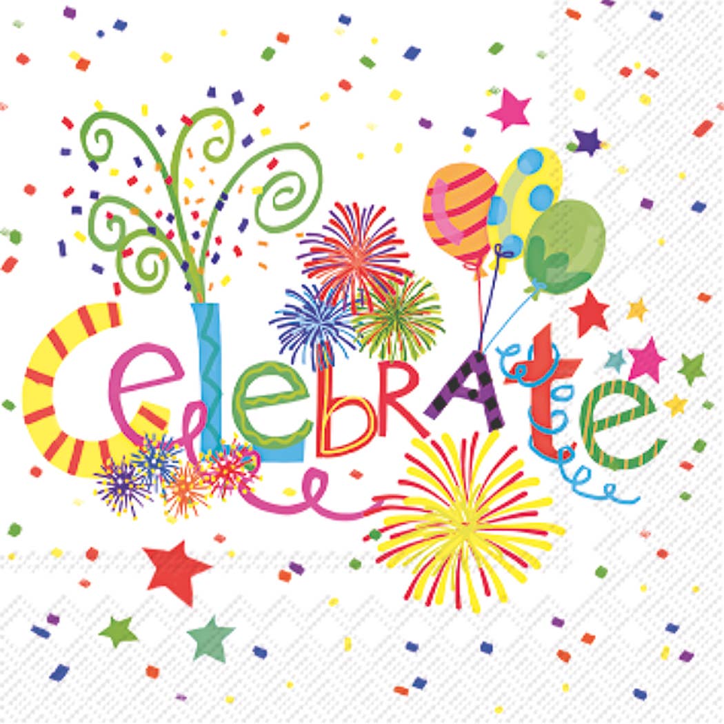Paper Cocktail Napkins Pack of 20 Celebrate