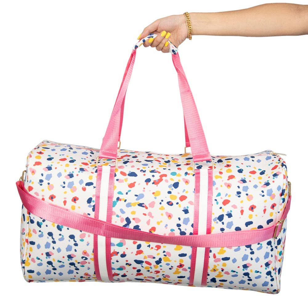 Confetti Print Weekender Bag