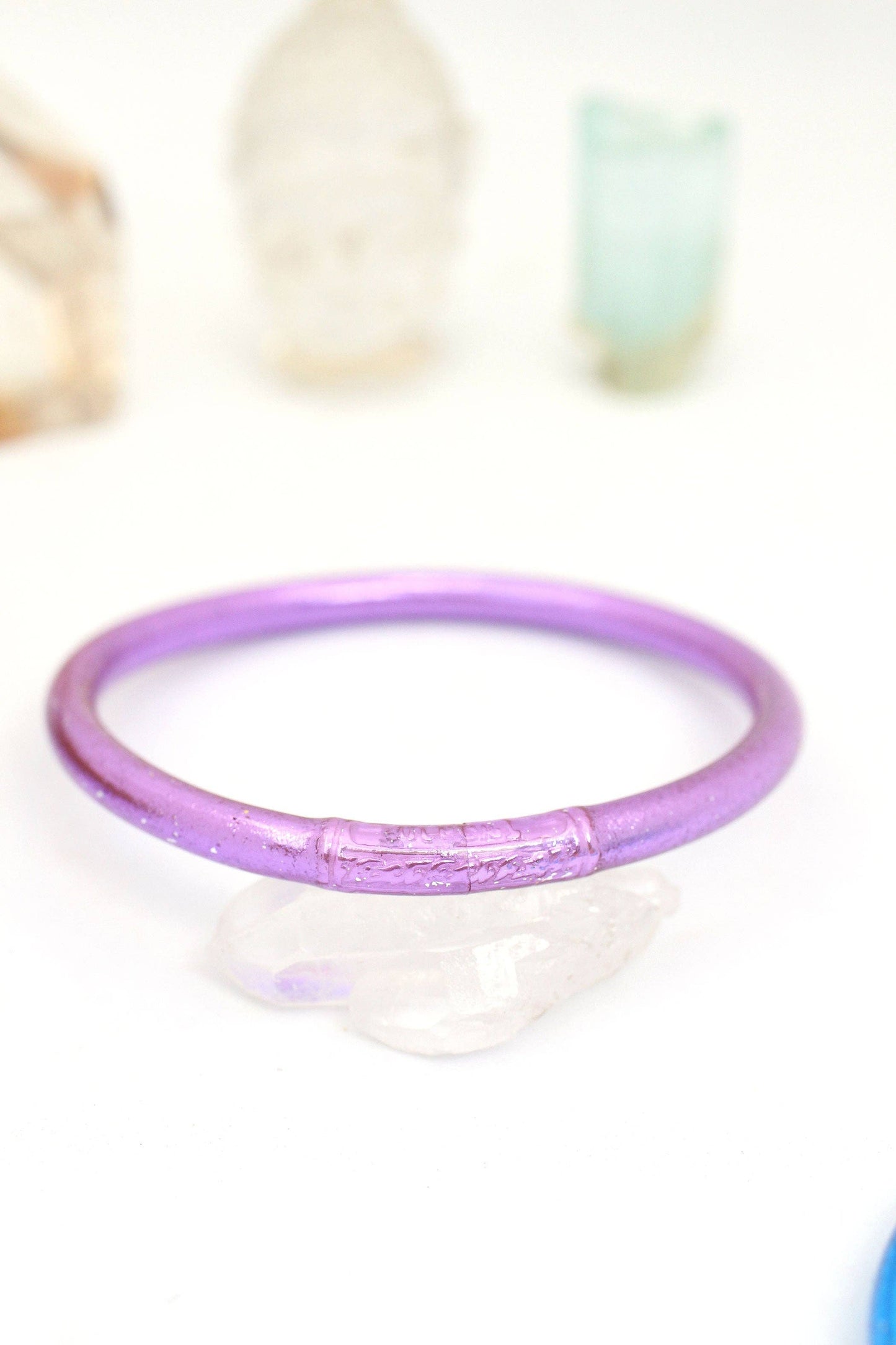 Single Rainbow Thai Buddhist Temple Bracelet, Mantra Bangle
