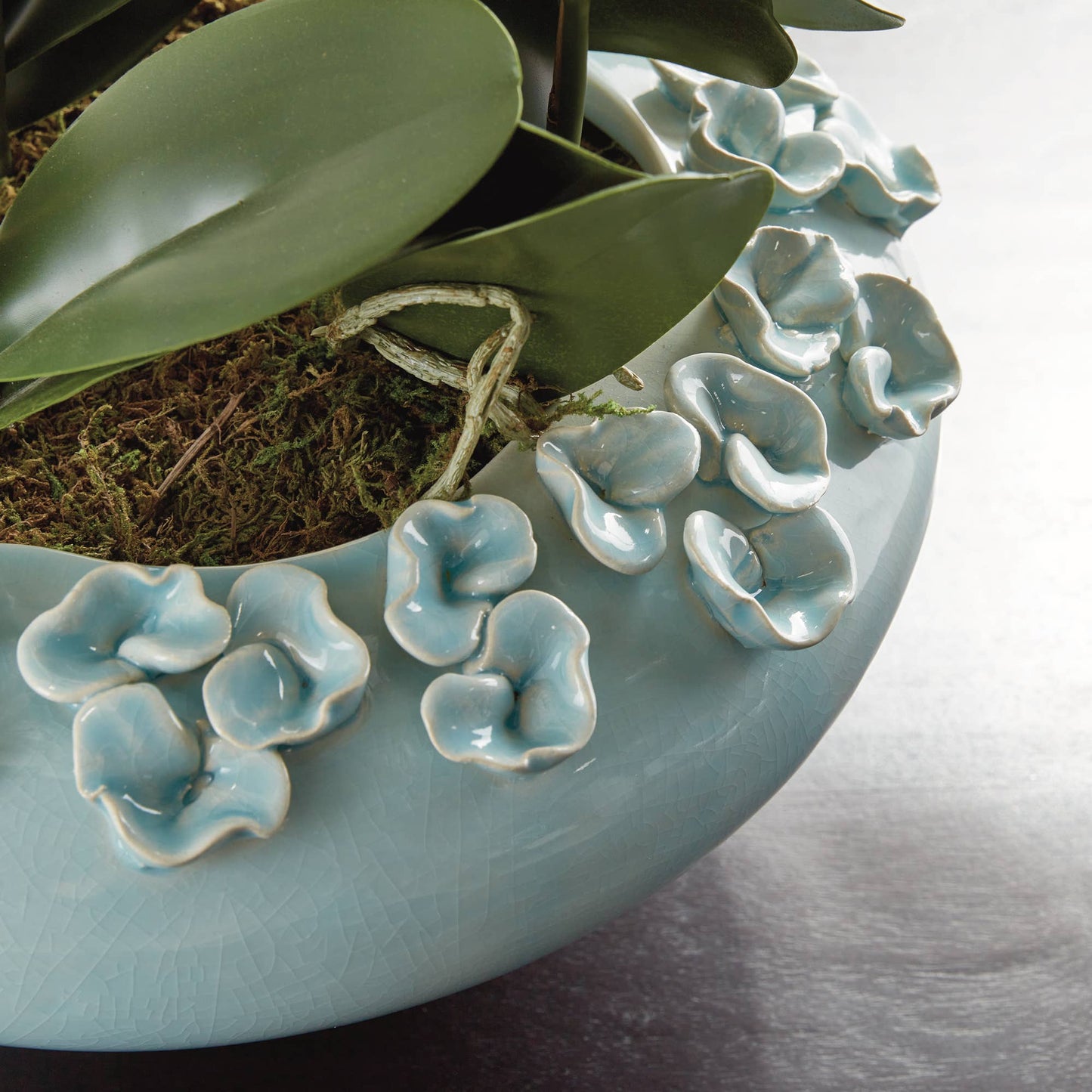 Petite Fleur Decorative Bowl, Blue