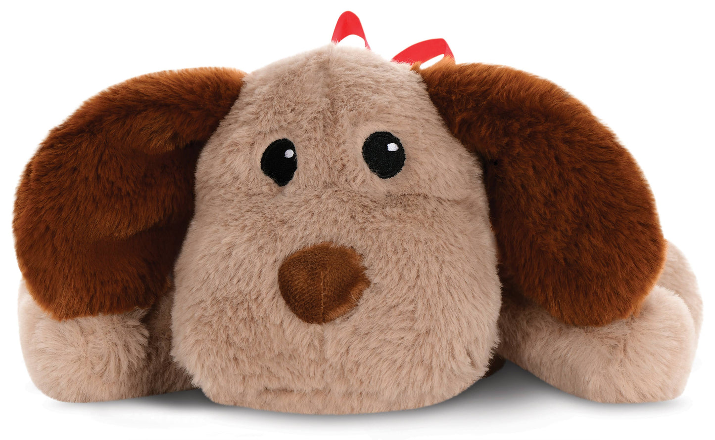 Holiday Puppy Weighted Plush