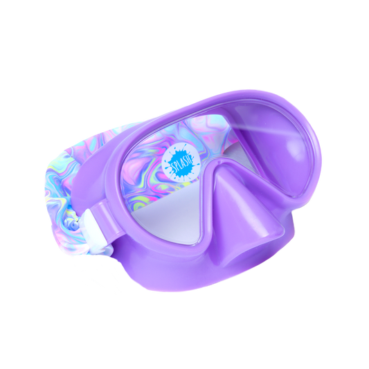 MASK- Pastel Swirl Swim Mask