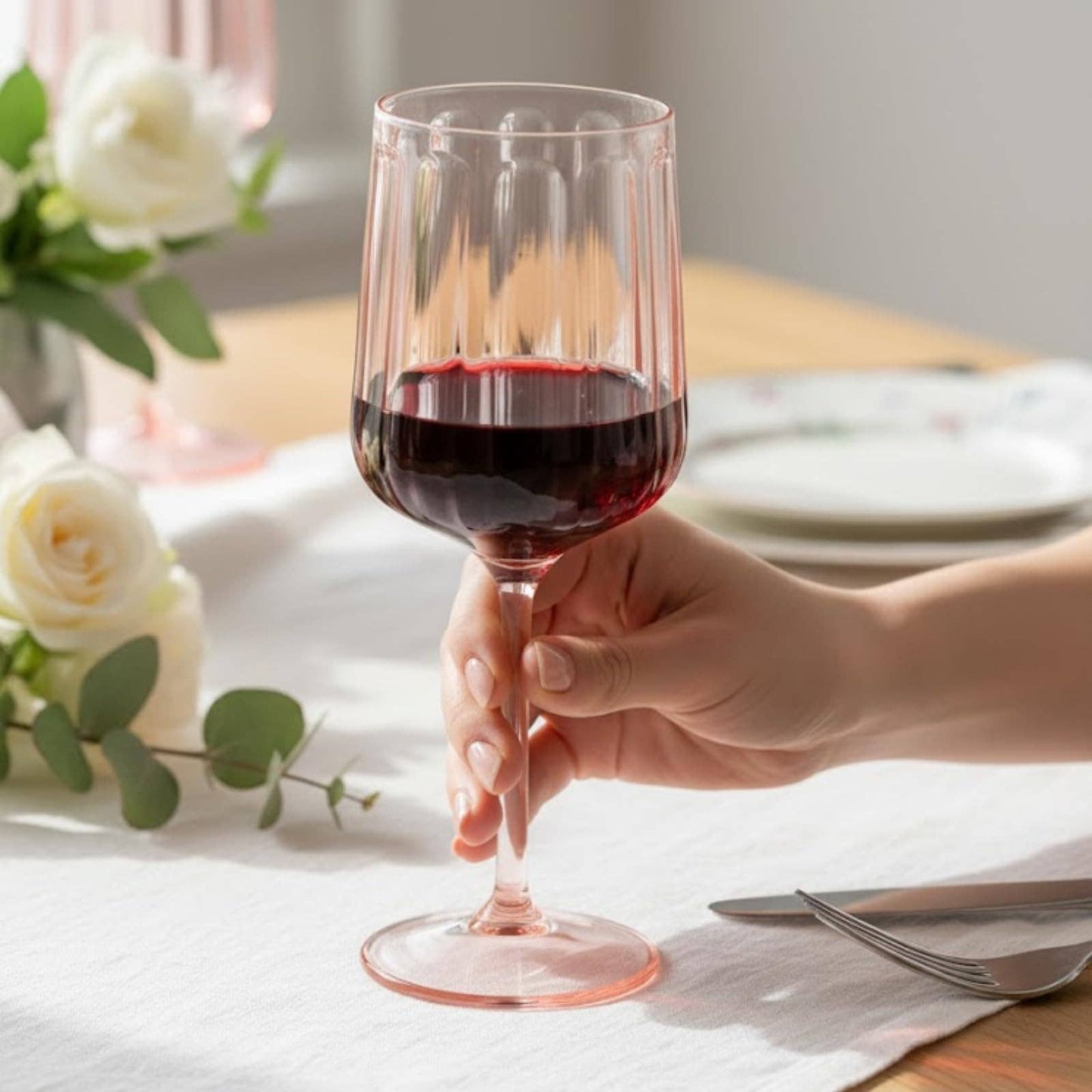 Acrylic Lucia Stemmed Goblets - Unbreakable Wine Glasses