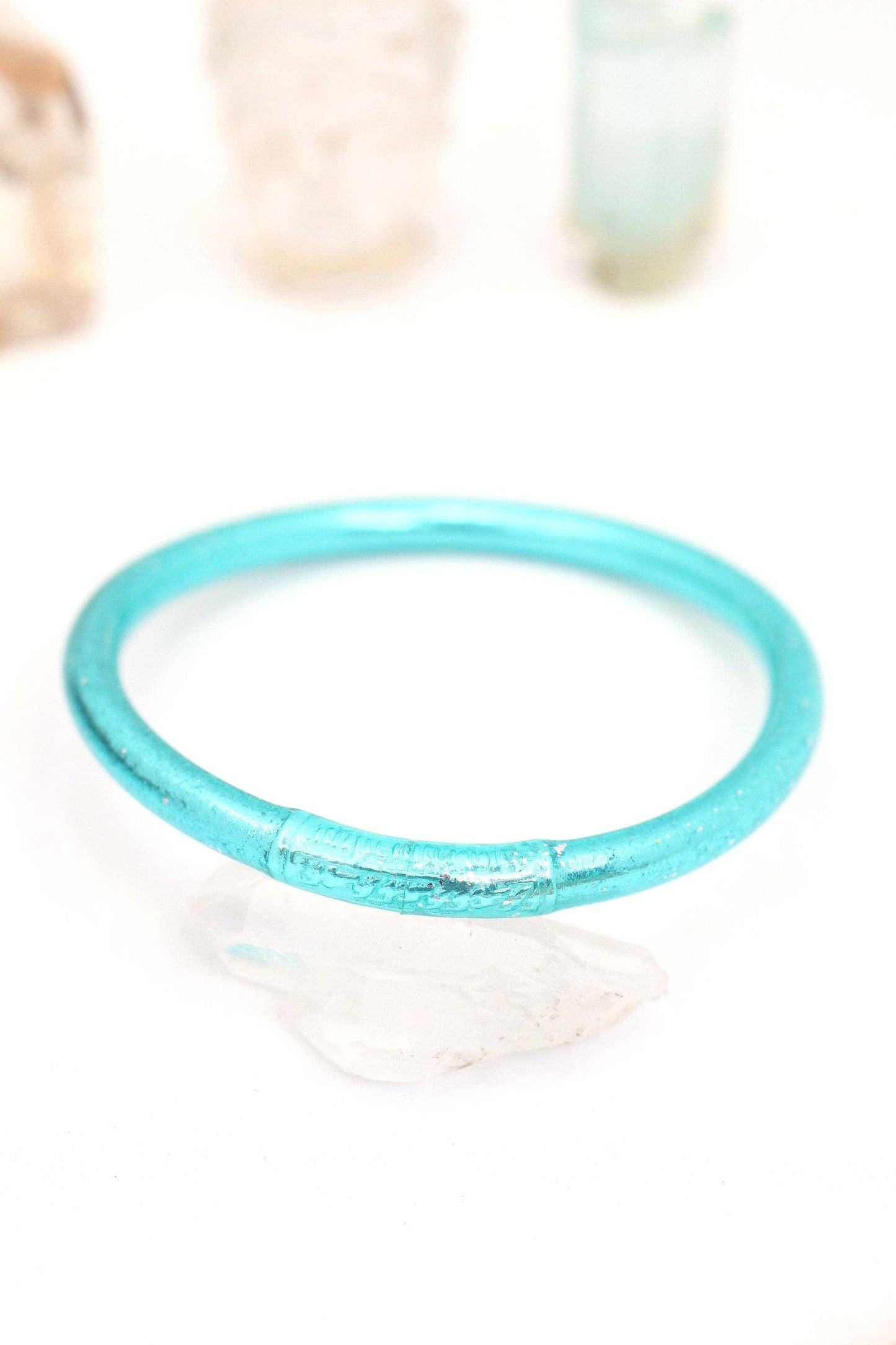 Single Rainbow Thai Buddhist Temple Bracelet, Mantra Bangle
