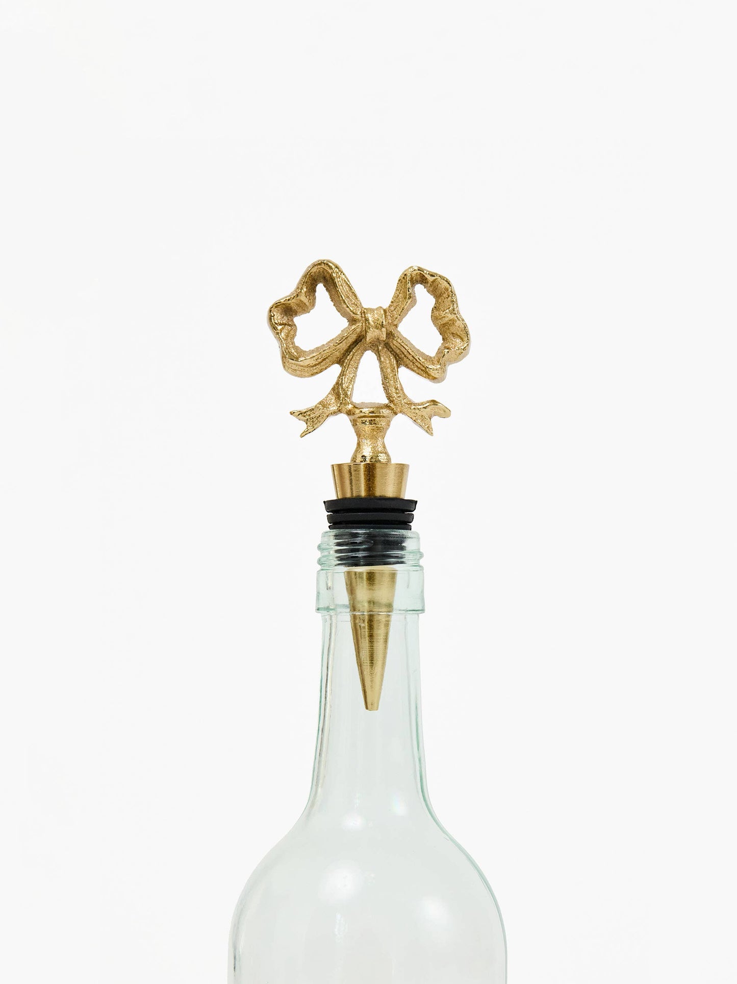 Wine Stopper | Gold Bow
