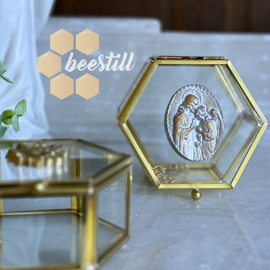 First Communion Rosary Jewelry Box