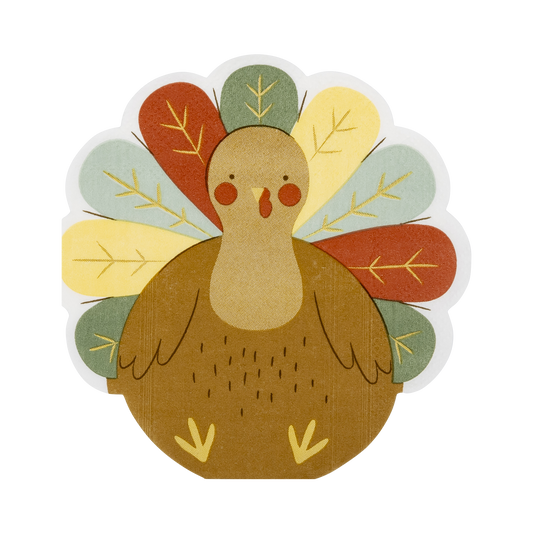 Shaped Turkey cocktail Napkin