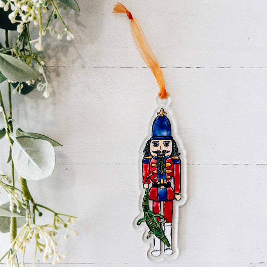 Cajun Nutcracker {Alligator} Ornament