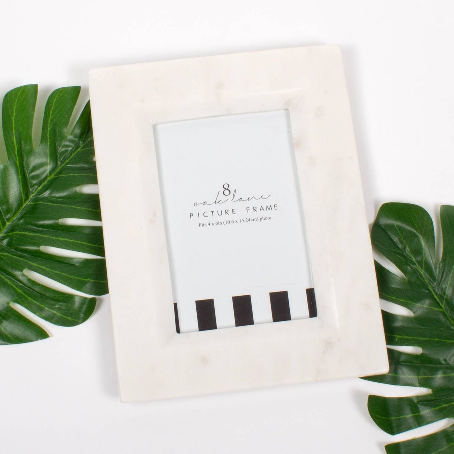 White Marble 4x6 Picture Frame