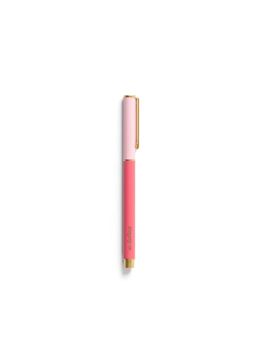Snap Cap Pen | Pink