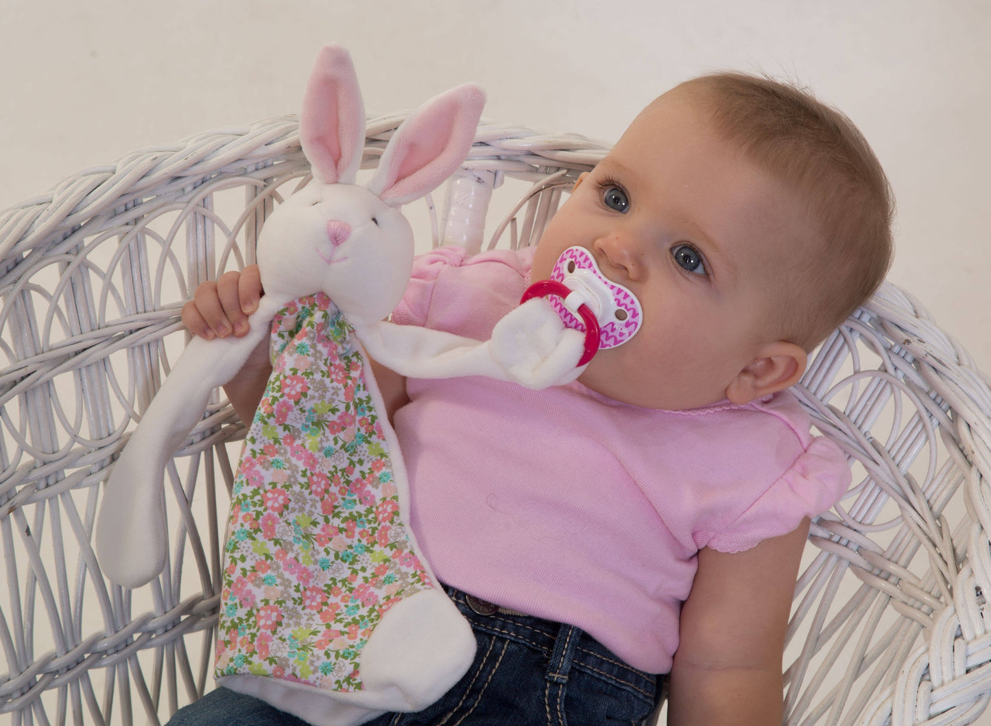 Beth The Bunny Pacifier Blankie