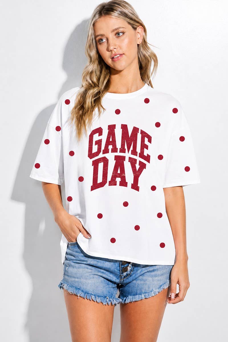 Gameday Print Top