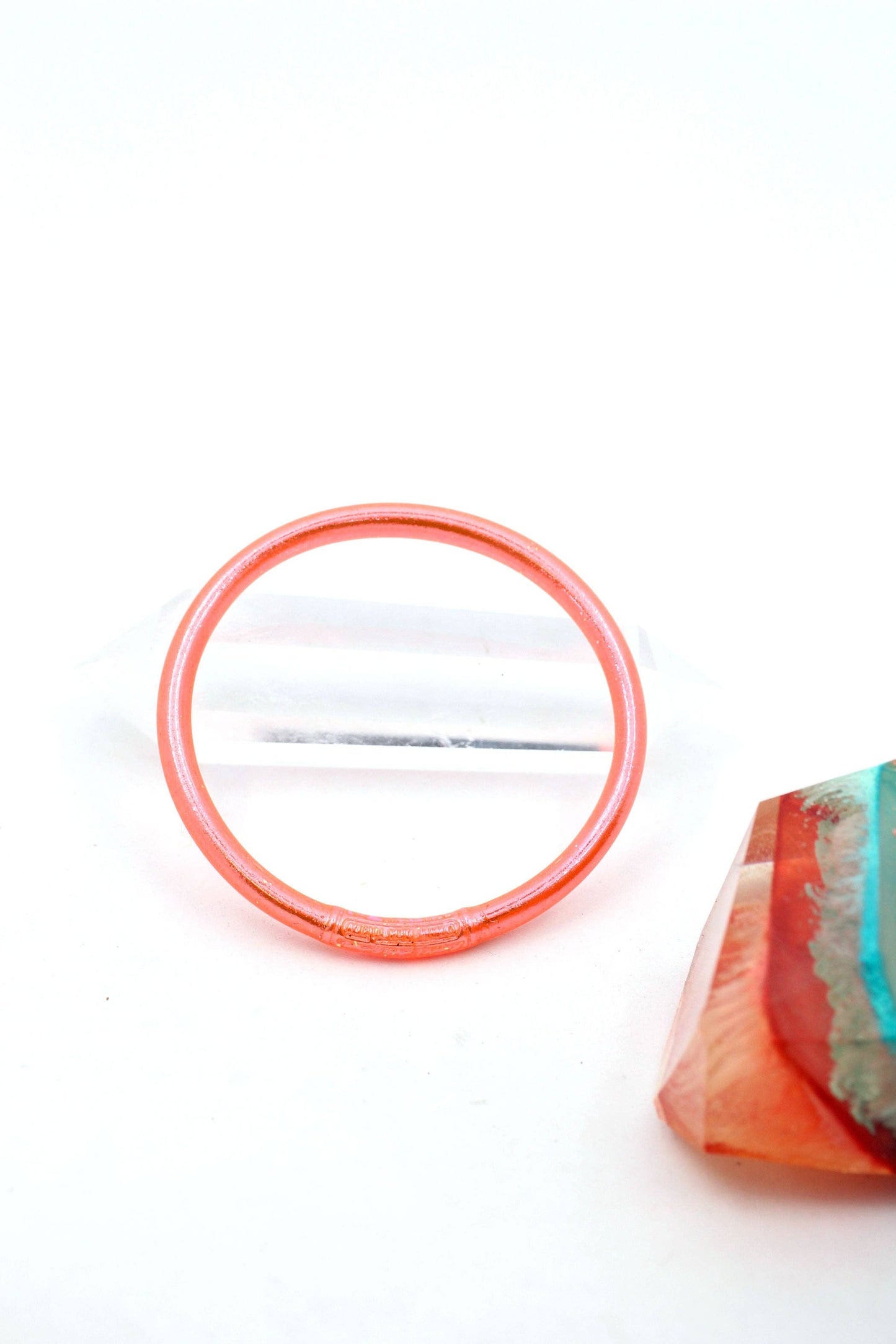 Single Rainbow Thai Buddhist Temple Bracelet, Mantra Bangle