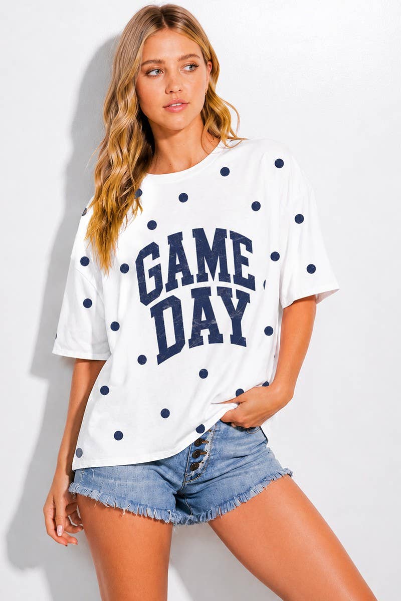 Gameday Print Top