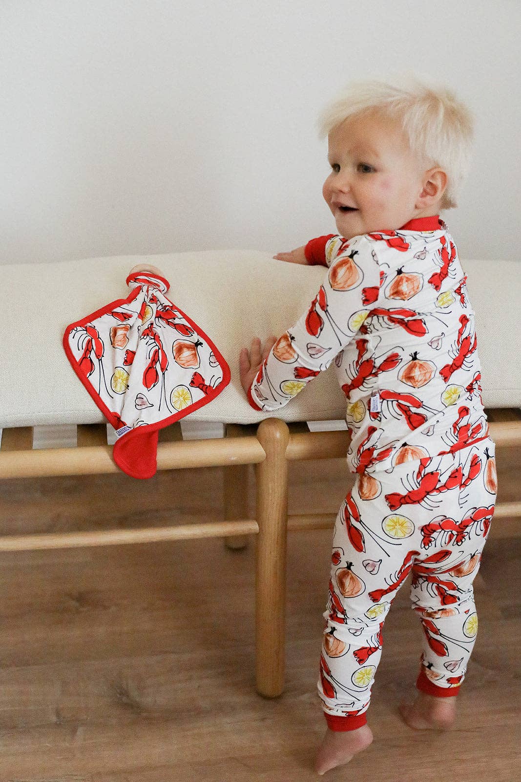 Crawfish 2 Piece Bamboo Pajama Set