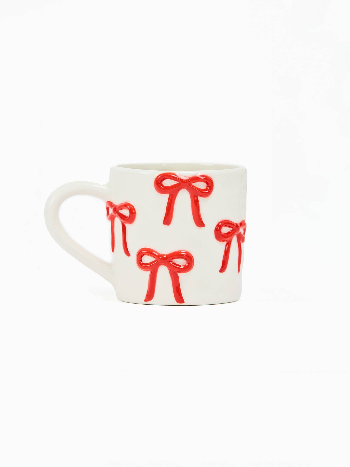Organic Mug Sculpted Bows