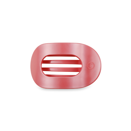 Round Flat Hair Clip | Small | Calming Coral