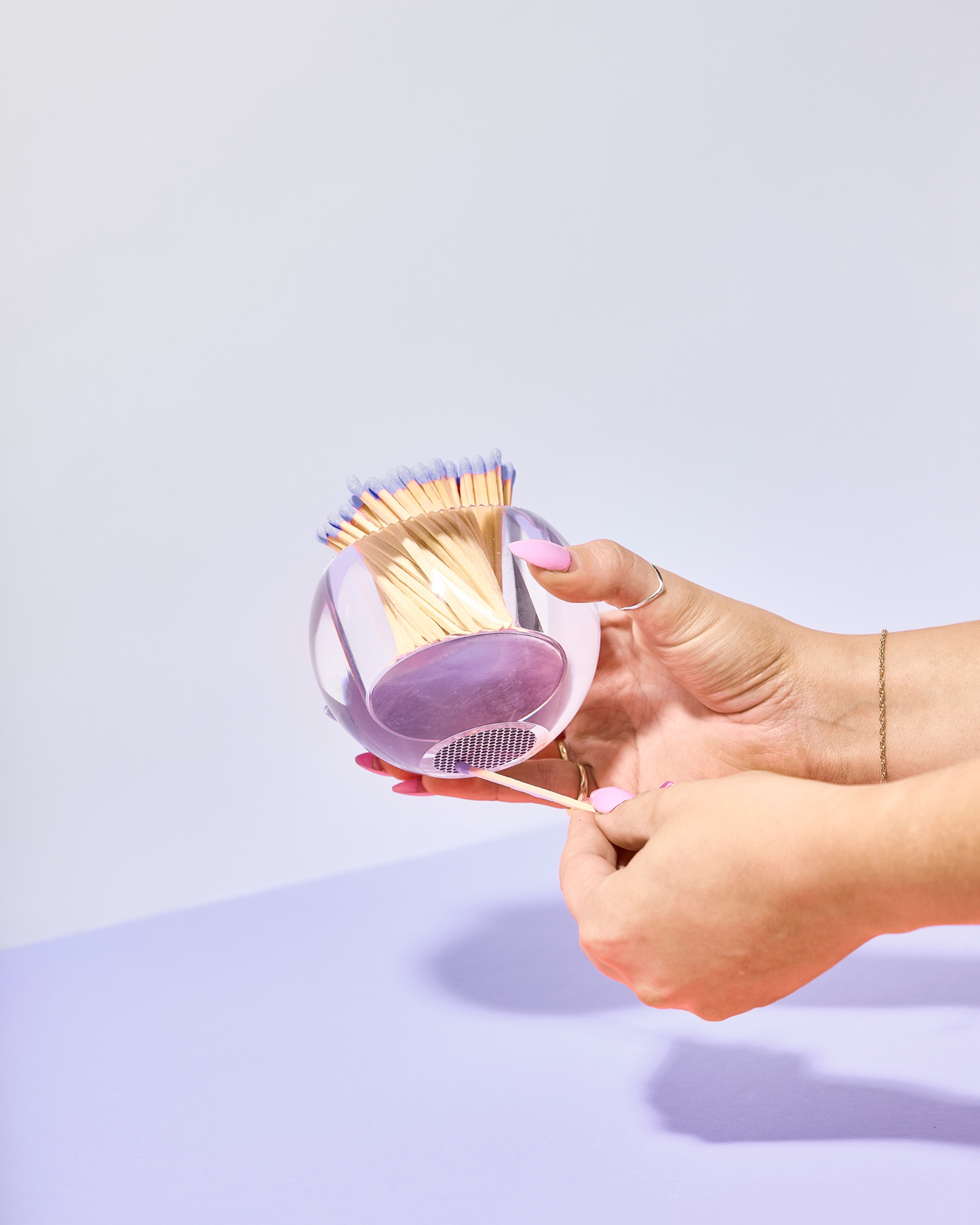 Round Match Striker | Lavender Matches