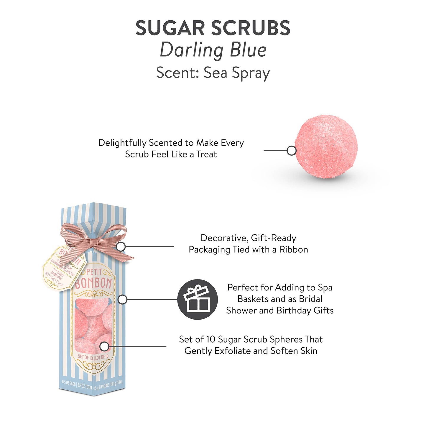 Petit Bonbon Darling Blue Sugar Scrub