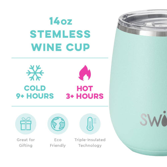 Tailgates in BR Stemless Wine Cup (12 oz)