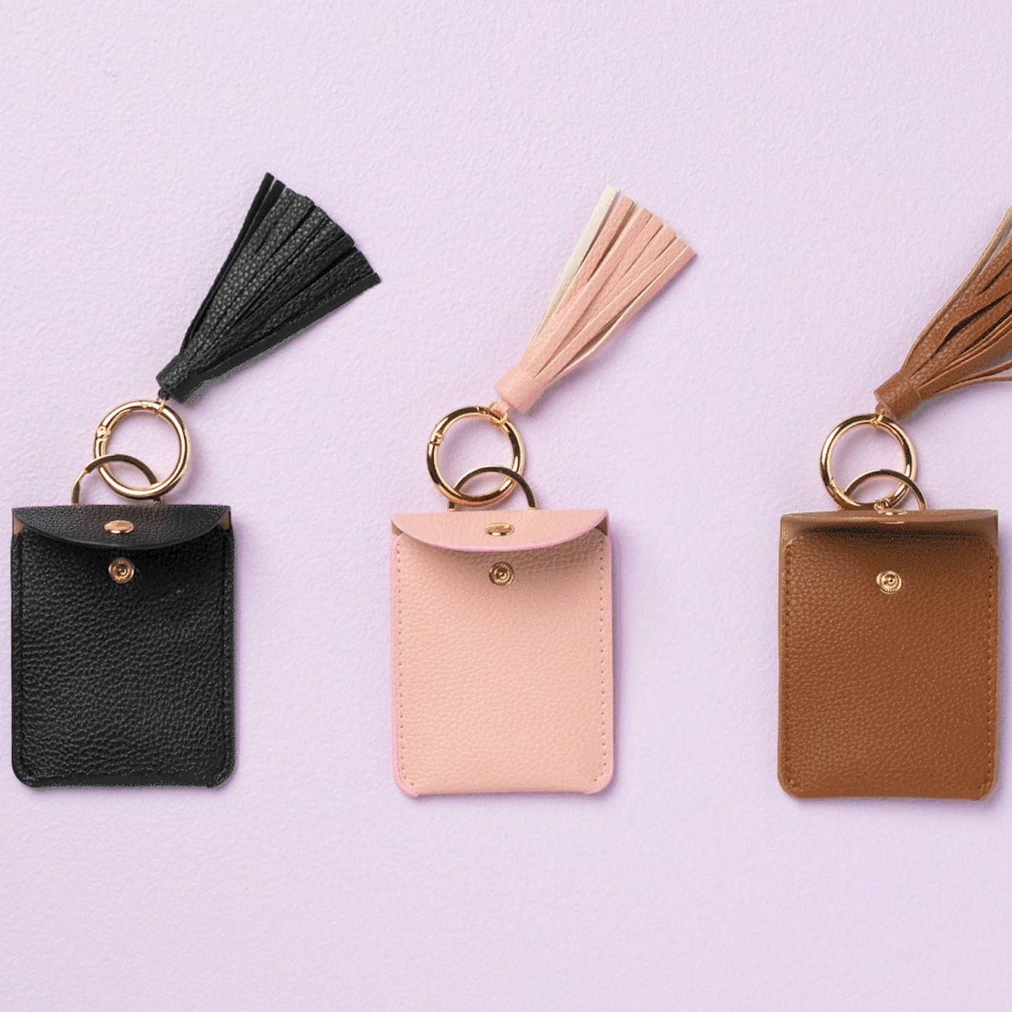 Mini Wallet Key Chain w Tassel