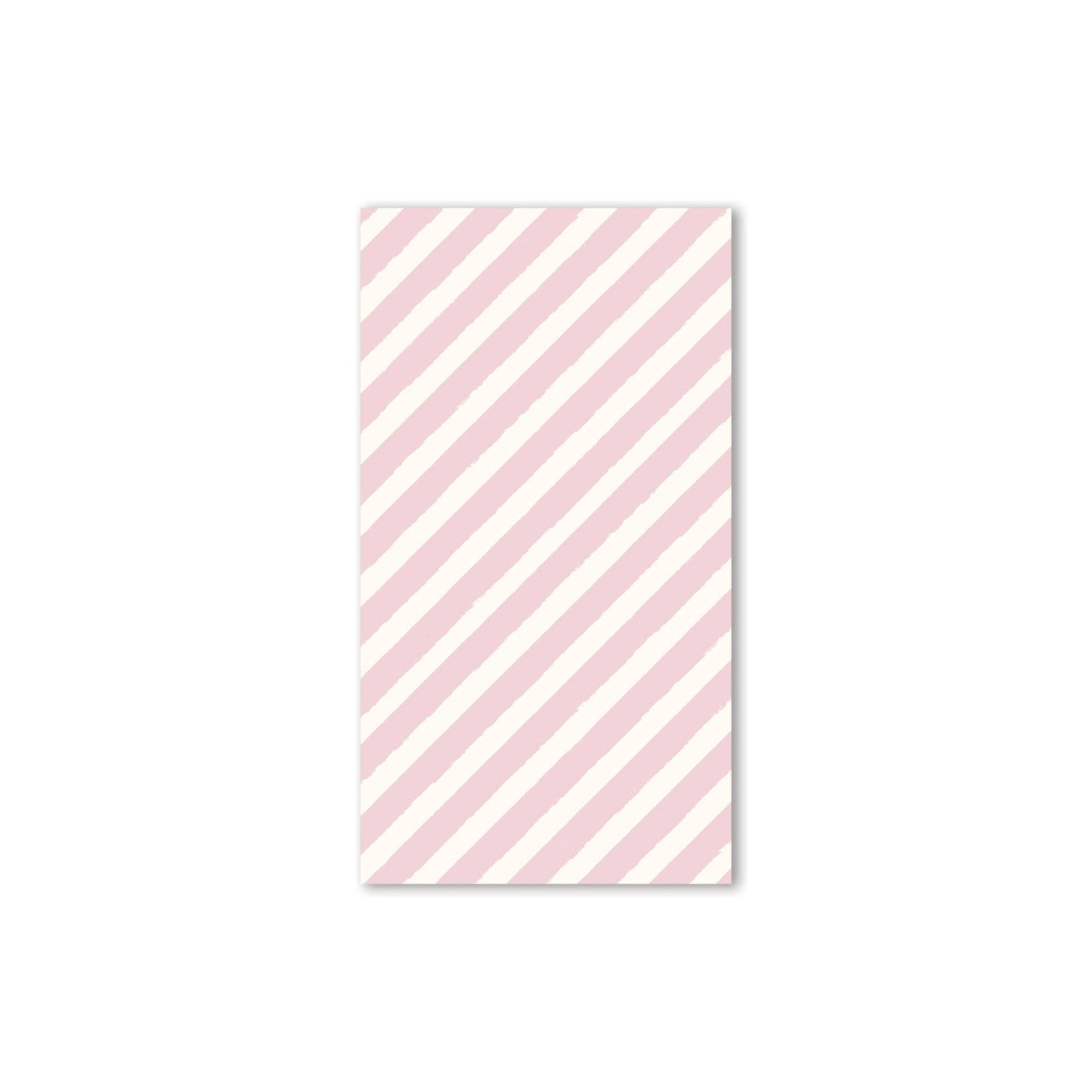 Gingerbread Pink Stripe Paper Dinner Napkin