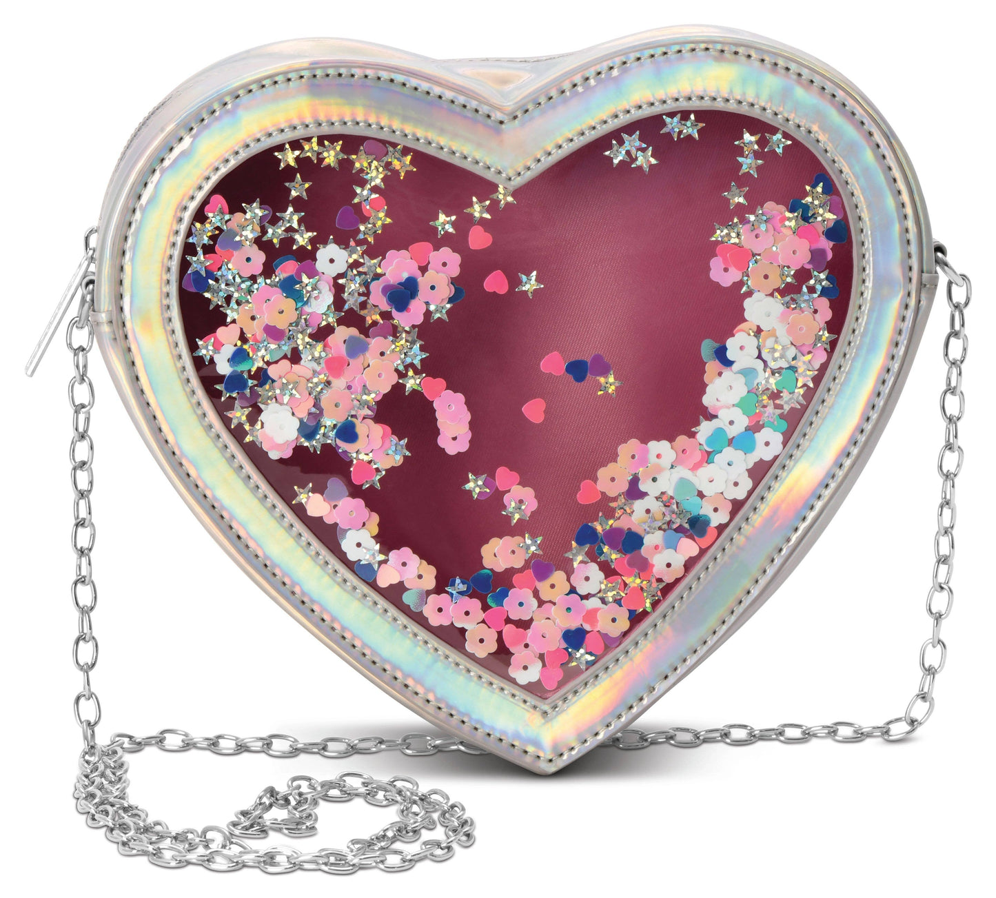 HEART CONFETTI CROSSBODY