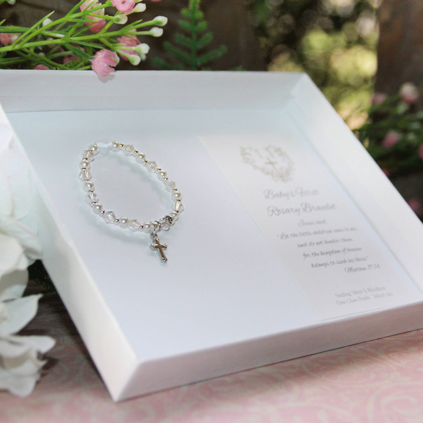 First Rosary Infant Specialty Boxed Brac Sterling STG-276