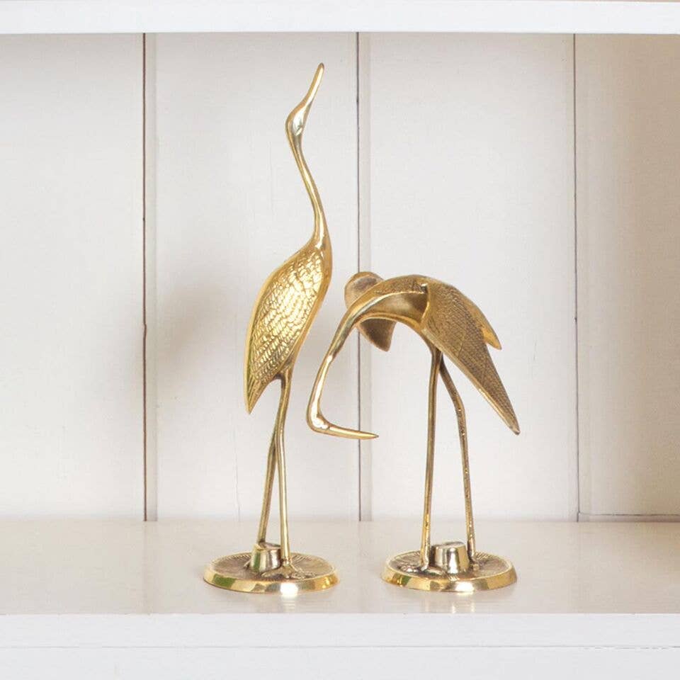 Crane Statue Set