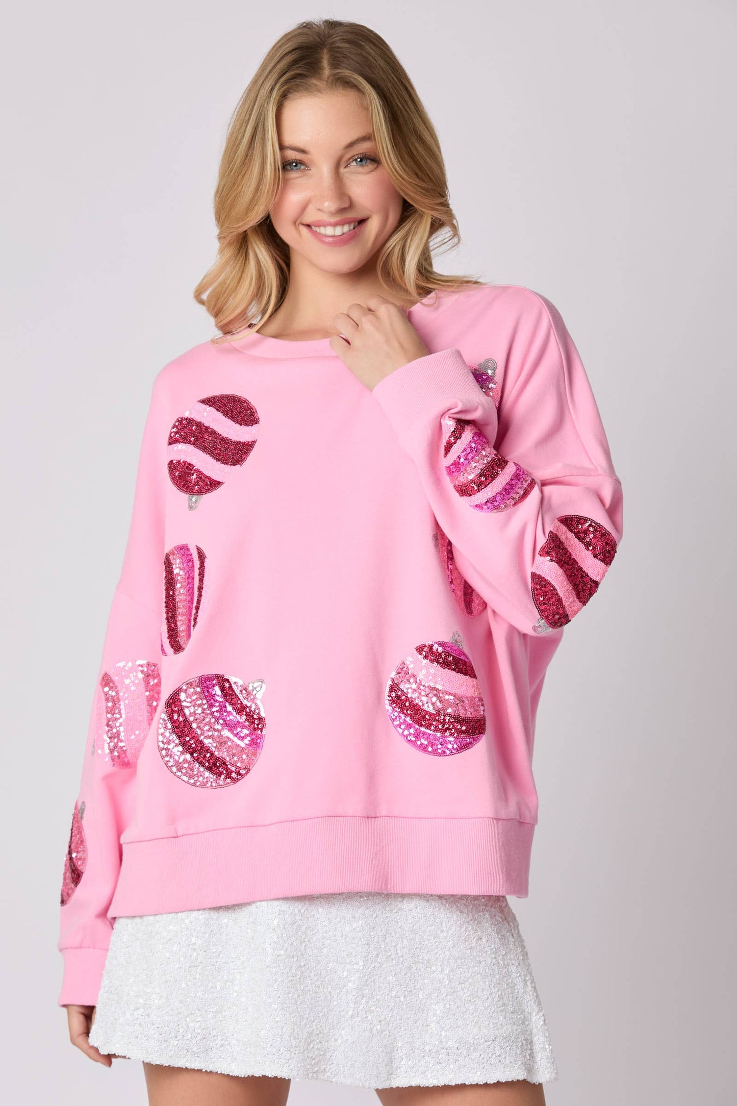 Embroidery Oversized Sweatshirts