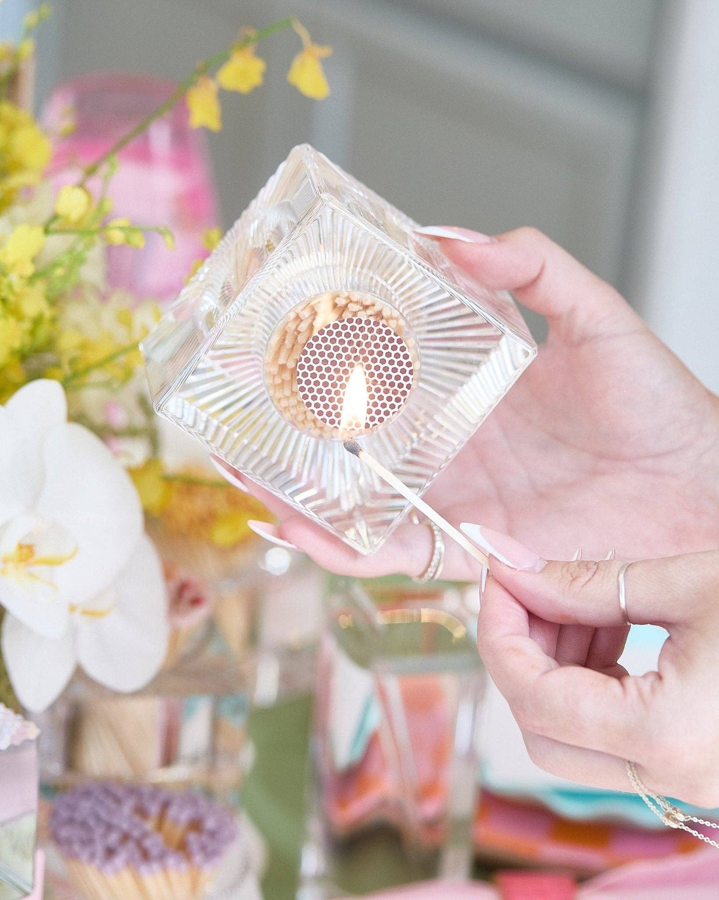 Square Match Striker | Hot Pink Matches