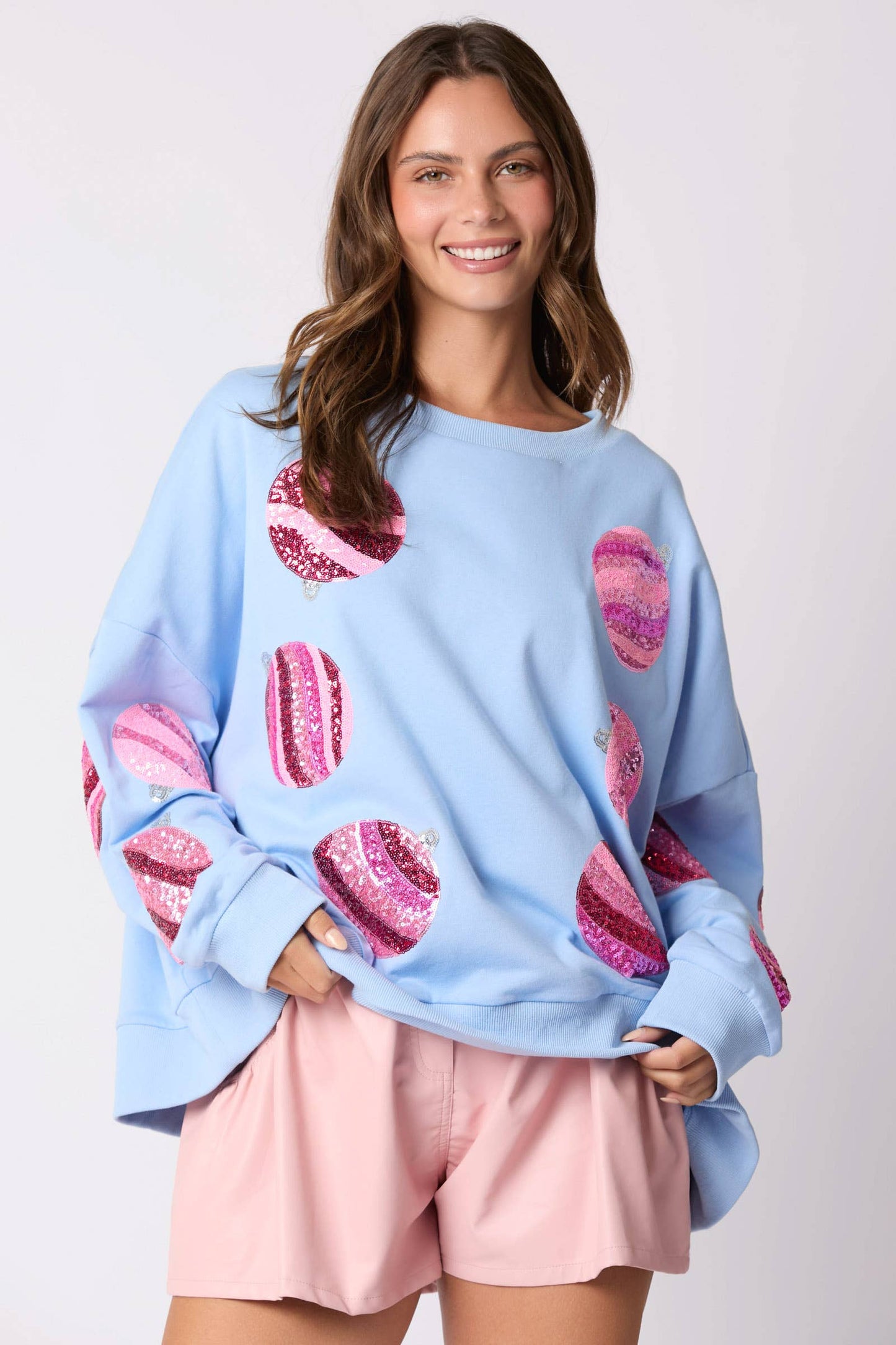 Embroidery Oversized Sweatshirts