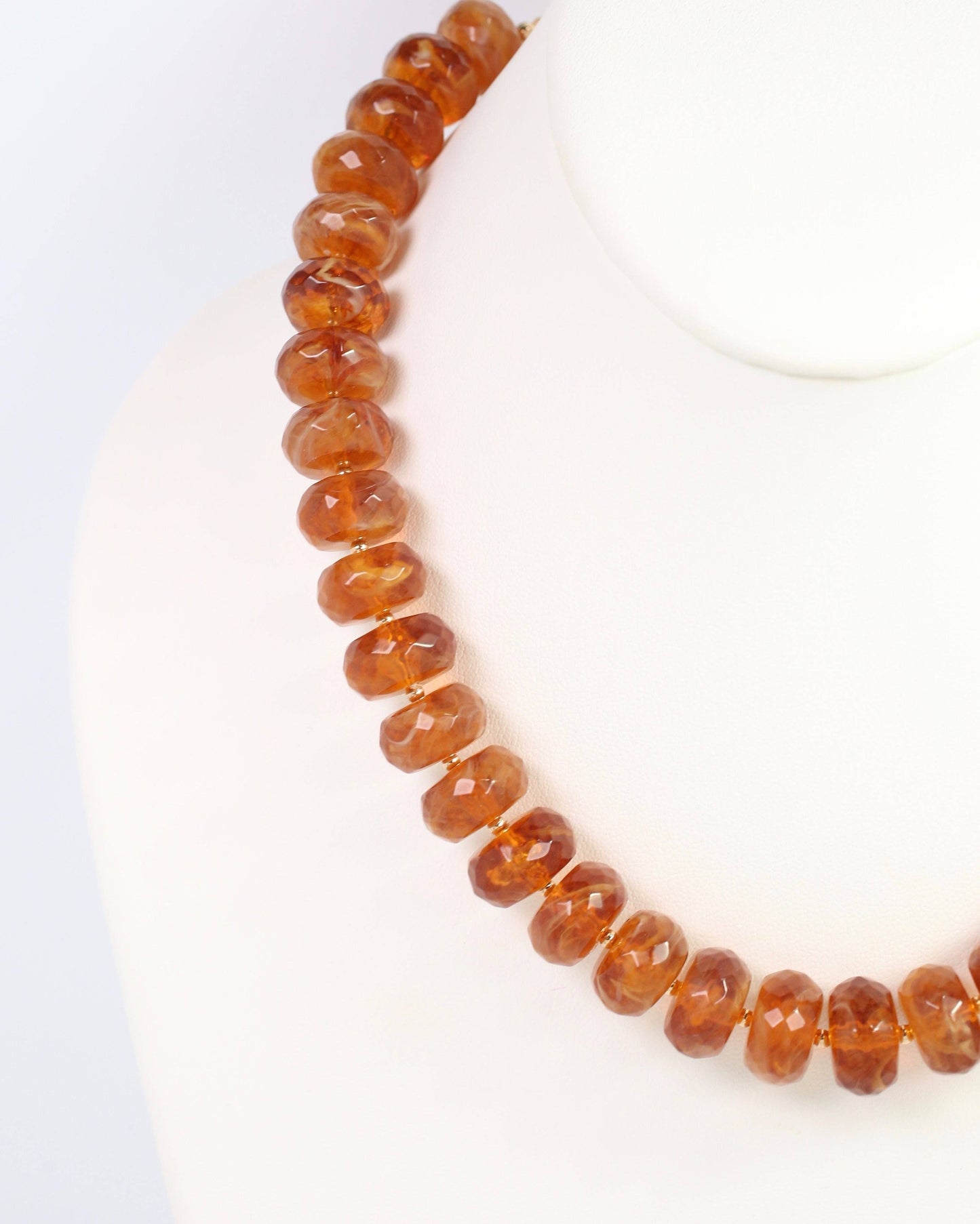 Mansfield Beaded Necklace Tortoise