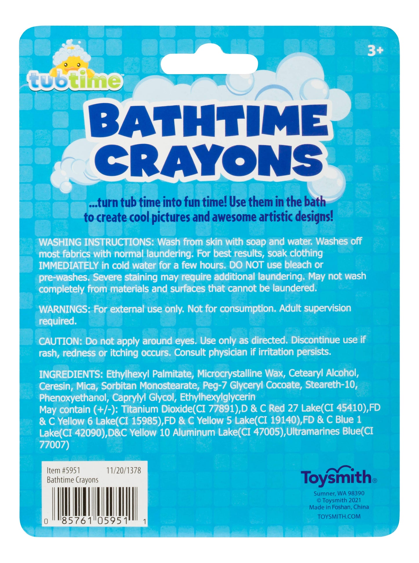 Toysmith Bath Time Crayons